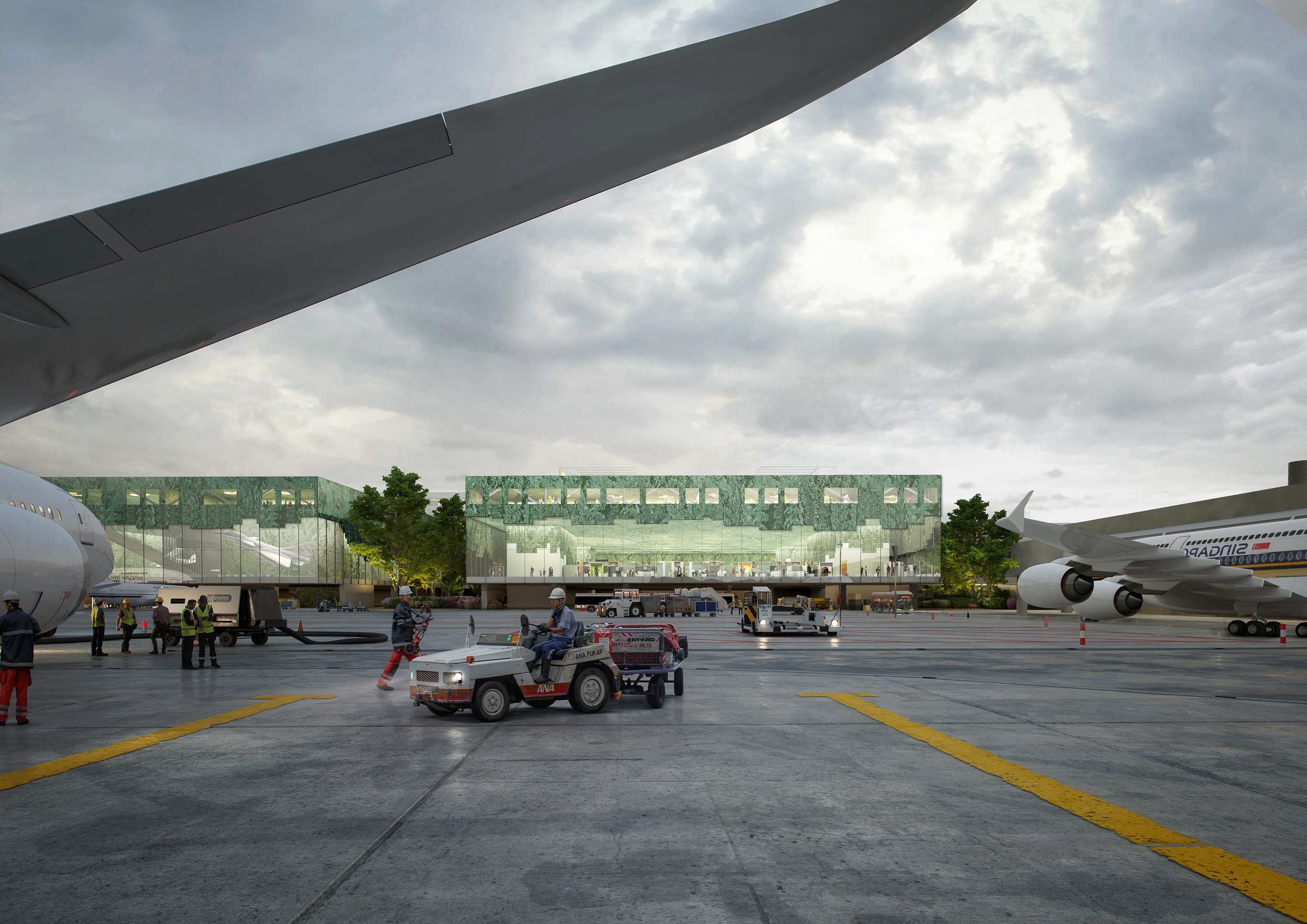 Architektonický ateliér MVRDV a NACO navrhnou nové budovy Letiště Václava Havla Praha