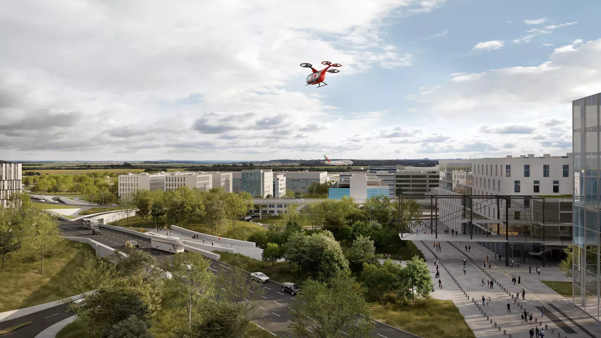 Vizualizace rozšíření letiště - 3